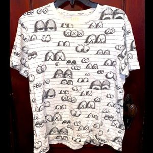 Uniqlo Kaws Eyes T shirt Medium